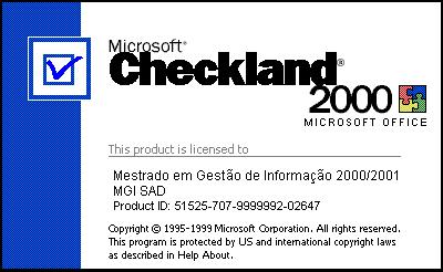 Microsoft Checkland 2000 suport ;-)