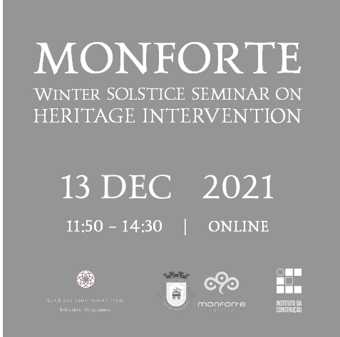 IC - MONFORTE Seminars and Workshop on Heritage Intervention