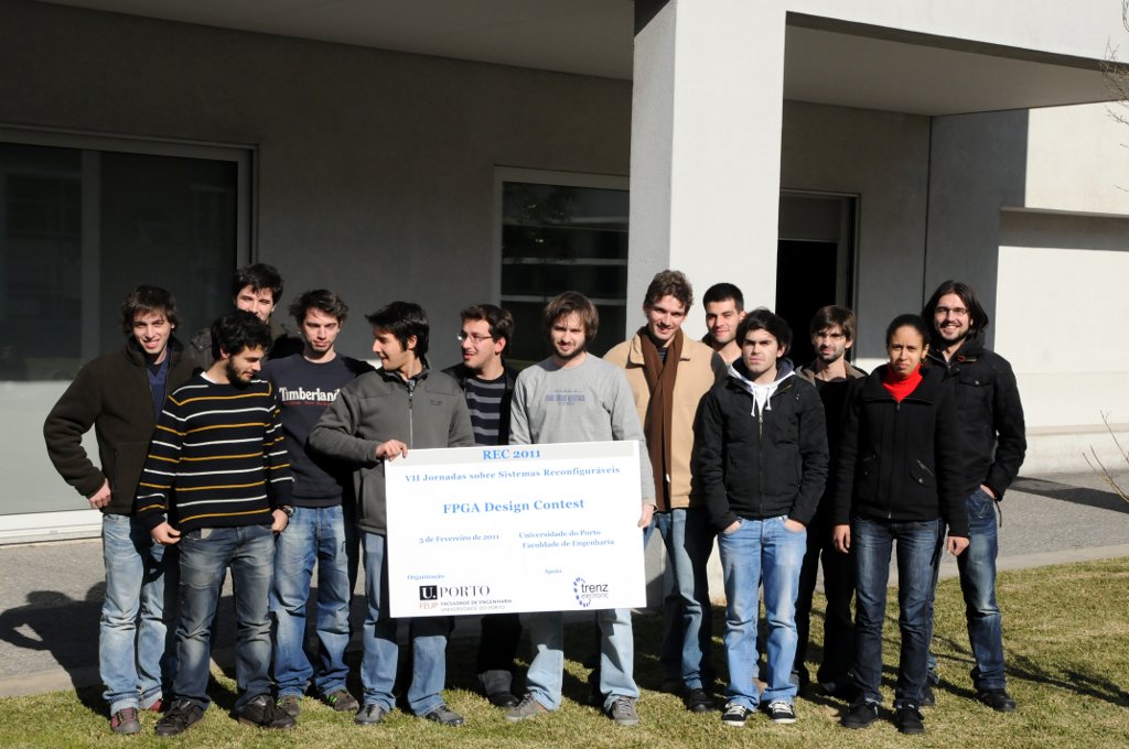 Participantes na competição de projecto com FPGAs